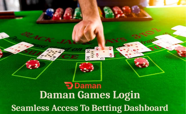 Daman Games login interface mobile page